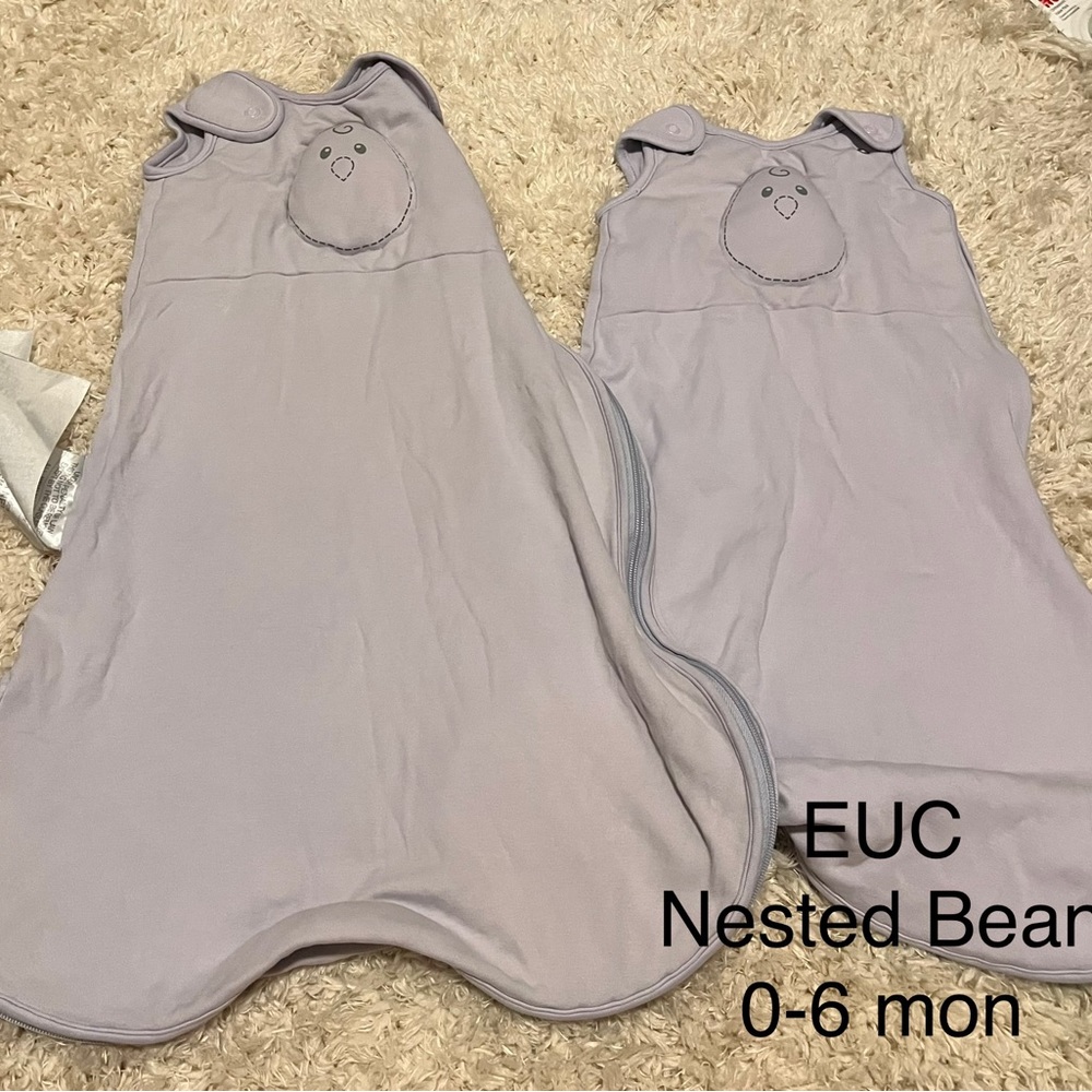 Nested Bean Sleep Sacks Size 0-6 Months